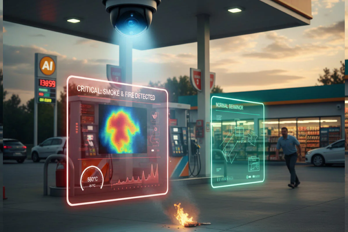 Smoke and fire detection from surveillance footage